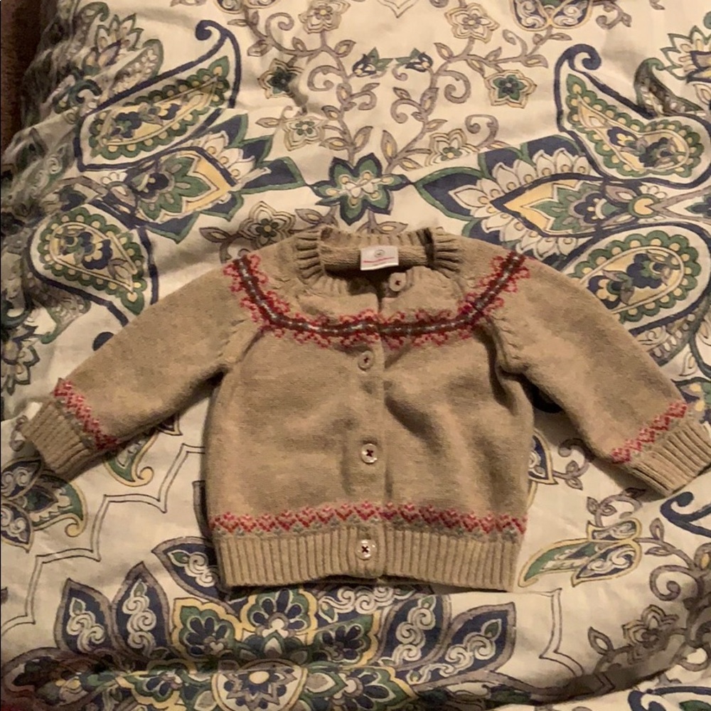 Hanna Anderson size 60 cardigan